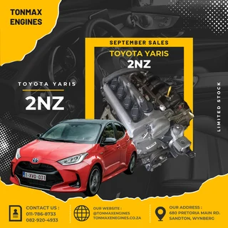 Toyota Yaris 2NZ Engines for Sale
