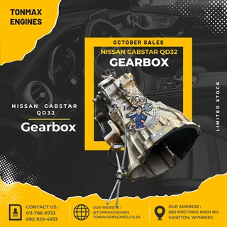 Nissan Cabstar QD32 Gearbox for Sale