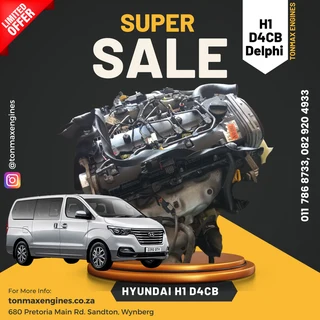 Hyundai H1 D4CB (Bosch-Type) Engines for Sale