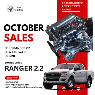 Ford Ranger 2.2 (Low Kilowatt) PF2K  Engines for Sale