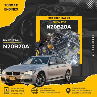 BMW F30 N20B20A Engines for Sale