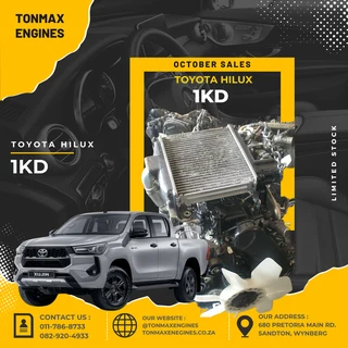 Toyota Hilux 1KD Engines for sale