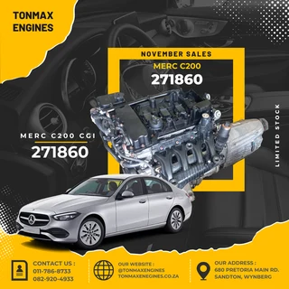 Mercedes Benz C200 271860 Engines for Sale