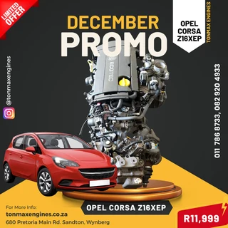 Opel Corsa Z16XEP Engines for Sale