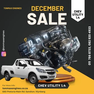 Chev Utility 1.4 Engines for Sale