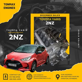 Toyota Yaris 2NZ Engines for Sale