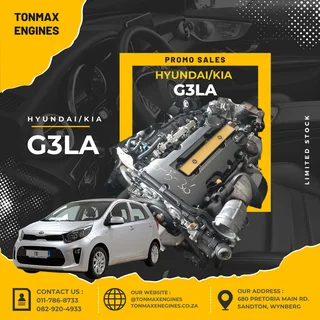 Hyundai/Kia G3LA Engines for Sale