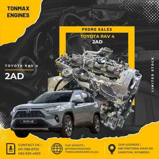 Toyota RAV 4 2AD Engines for Sale