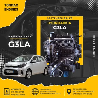Hyundai/Kia G3LA Engines for Sale