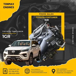 Ford Ranger 2.2 | Toyota Fortuner 1GR | Toyota Avanza 2NR Engines for Sale