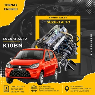 Suzuki Alto K10BN Engines for Sale