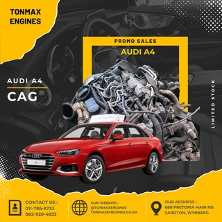 Audi A4 CAG and VW Golf 5 BMR Engine for Sale