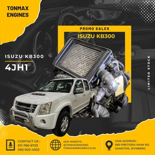 Toyota Hilux KZTE | Isuzu KB300 4JH1 Engines for sale