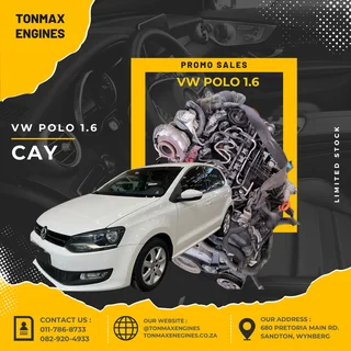 Nissan Sentra GA15 | Chevy Spark B12D1 | VW Polo 1.6 CAY engines for sale