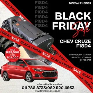 Chev Cruze F18D4 Engines for Sale  - Black Friday Promo