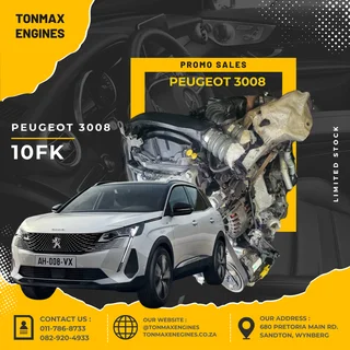 Peugeot 3008 10FK Engine for Sale