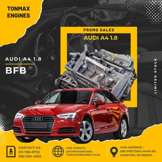 Audi A4 1.8 BFB Engines for Sale