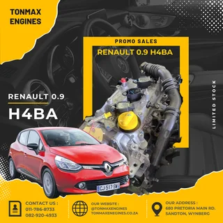 Renault 0.9 H4BA Engines for Sale