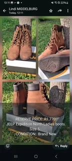 Ladies JEEP Boots size 5