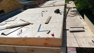 Concrete shuttering and steel reinforcement