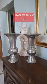 Silver Vases