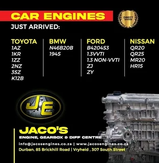 Import Engines for Sale in Durban