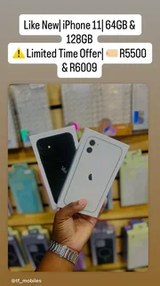 iPhone 11 64GB &amp; 128GB