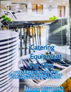 Catering equipment for hire