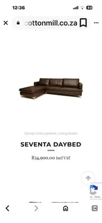 Seventa daybed, leather. R26 000