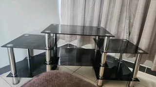 Modern Glass TV Stand / Display Unit