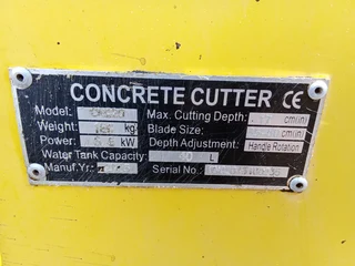 Concrete cutter