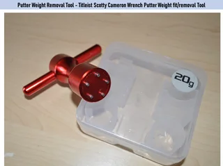Putter Weight Removal Tool - Titleist Scotty Cameron Wrench Putter Weight fit/removal Tool