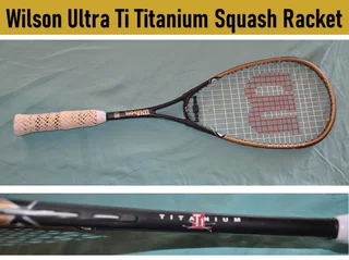 Wilson Ultra Ti Titanium Squash Racket