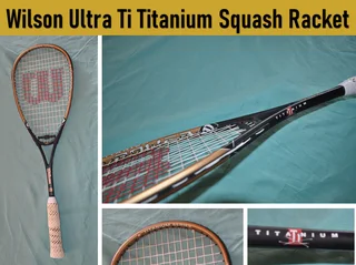 Wilson Ultra Ti Titanium Squash Racket