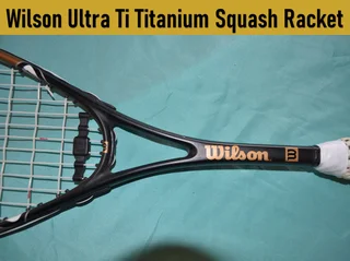 Wilson Ultra Ti Titanium Squash Racket