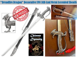 SWŌRD - Dreadf!re Dragon Decorative SWŌRD and Metal Sheath