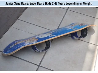 Junior Sand Board/Snow Board (Kids 2-12 Years depending on Weight)