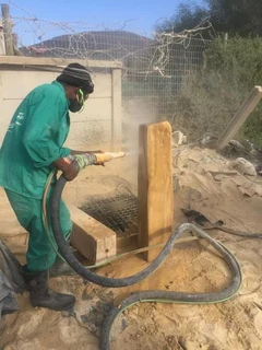 Mobile Sandblasting and Dustless Wet Blasting
