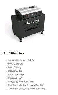 Lalela inverter trolley 1kVA