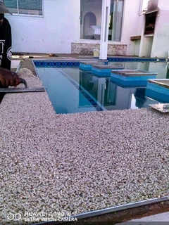 Non slip stone carpet