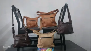 Ladies handbags leather small and big