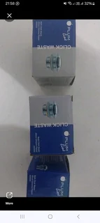 Gratings or pop up wastes R100 each