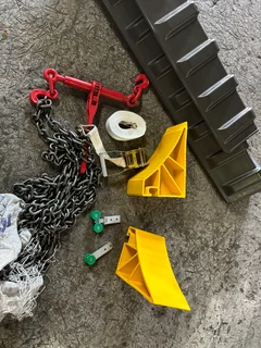 CORNER PLATES , STOP BLOCKS , RATCHETS , SATURNS , CARGO NETS , TARPAULINS , SATURNS &amp; CHAINS