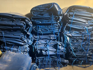 CORNER PLATES , LOAD BINDERS , STRAPS, RATCHETS, CHAINS, STOP BLOCKS , TARPAULINS, CARGO NETS ETC