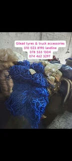 CCORNER PLATES, STRAPS, RATCHETS, CARGO NETS , TARPAULINS, FIRE EXTINGUISHERS, STOP BLOCKS , CHAINS