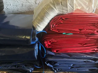 CORNER PLATES, STRAPS, RATCHETS, TARPAULINS , CARGO NETS etc