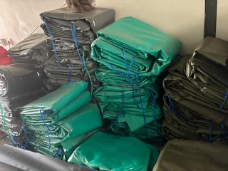 Tarpaulins, Cargo Nets, Straps, Corner Plates Etc