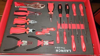 Launch TTH-338 tool trolley containing full range (338 pieces) - perfect for vehicle maintenance