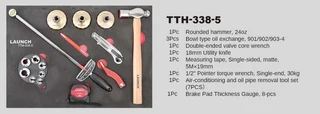 Launch TT8-338 - Professional tool trolley - 338 piece general purpose/special tools