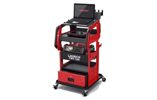 Launch TWT100 - the popular work station/tool trolley for all your diagnostic scanners, etc
